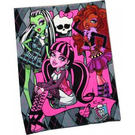 Cover coral fleece - Monster High -Very sweet - vente-grossiste.fr