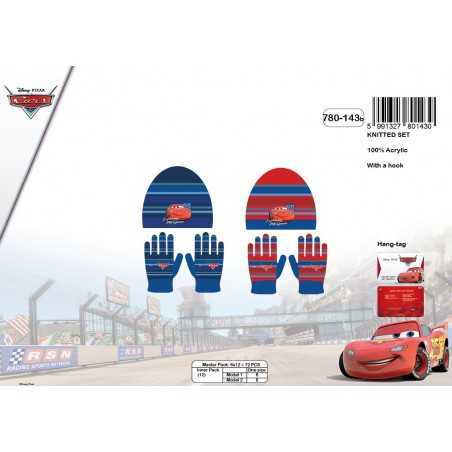 Set Bonnet et Gants Cars -780-143b - Vente grossiste.fr