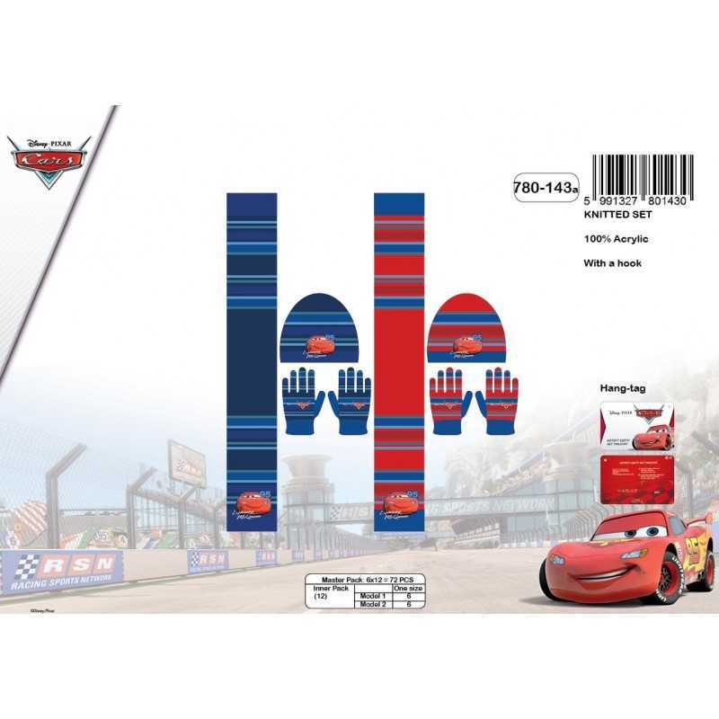 Set 3 Pieces - disney Cars - Beanie, Gloves and scarf Disney Cars, ...