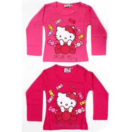 T-shirt manica lunga Hello Kitty -961-114 - vente grossiste.fr