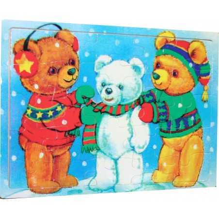 Puzzle-wooden - Bear -, New discount.com, Nouveautés chez new disco...