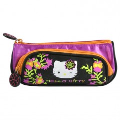 Hello Kitty borsa nera con 2 scomparti - vente grossiste.fr