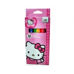 Box of 12 color pencils Hello Kitty - vente-grossiste.fr
