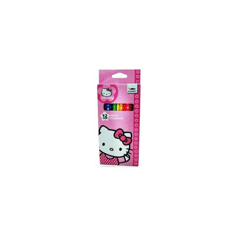 Schachtel mit 12 Buntstiften Hello Kitty - vente-grossiste.fr