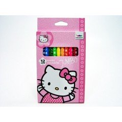 Box of 12 color pencils Hello Kitty - vente-grossiste.fr