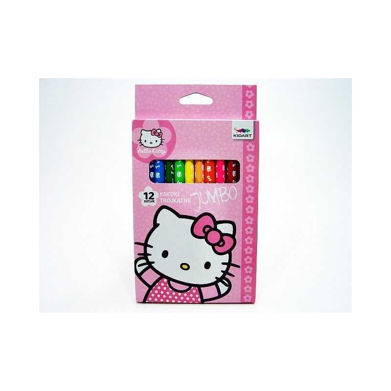 Scatola di 12 matite colorate Hello Kitty - vente grossiste.fr
