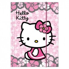 Camicia elasticizzata con pattina HELLO KITTY - vente grossiste.fr