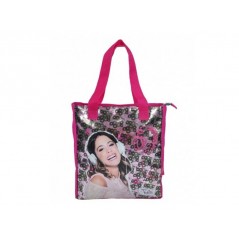 SHOPPING BAG VIOLETTA DISNEY ZIPPEE - vente-grossiste.fr