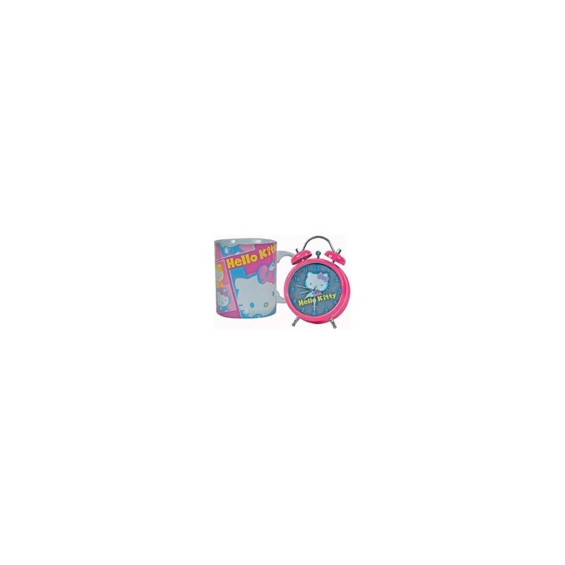 Hello Kitty Hello Kitty 12cm Set sveglia per sveglia + 1 Hello Kitt...