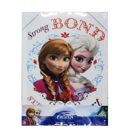 Lienzo impreso con héroes - la reina de las nieves - olaf - vente-g...