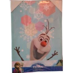 Leinwandbild gedruckt mit Helden - der Schneekönigin - olaf - vente...