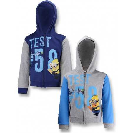 Sudadera con cremallera con capucha Minions - vente-grossiste.fr
