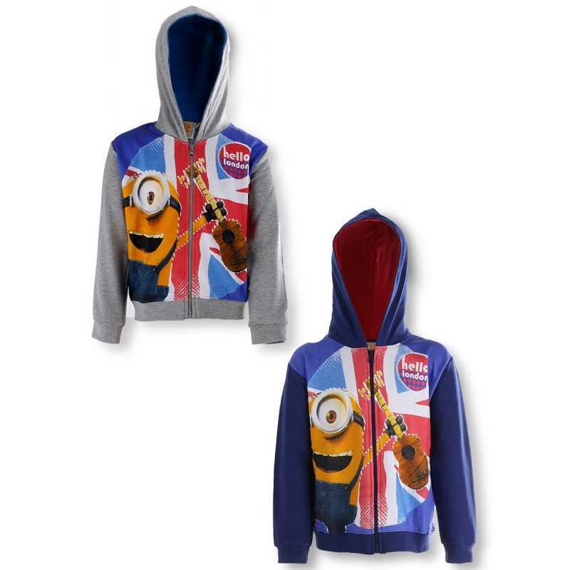 Sweat Minions à capuche zippé - 990-579 - New discount.com