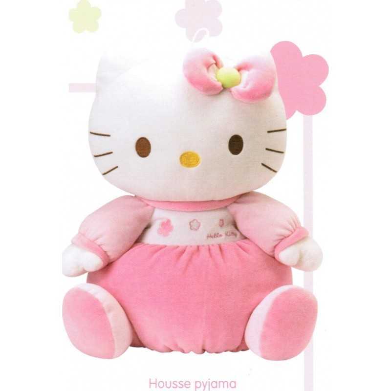 peluche hello kitty housse pyjama 40cm - vente-grossiste.fr