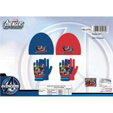 Bonnet + gants Polaire Avengers 780-279 - New discount.com