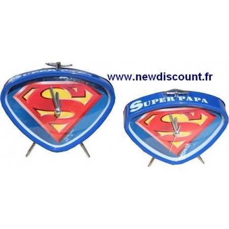 Sveglia in metallo Superman - vente grossiste.fr