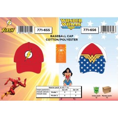 Flash Cap y Wonder Woman - vente-grossiste.fr