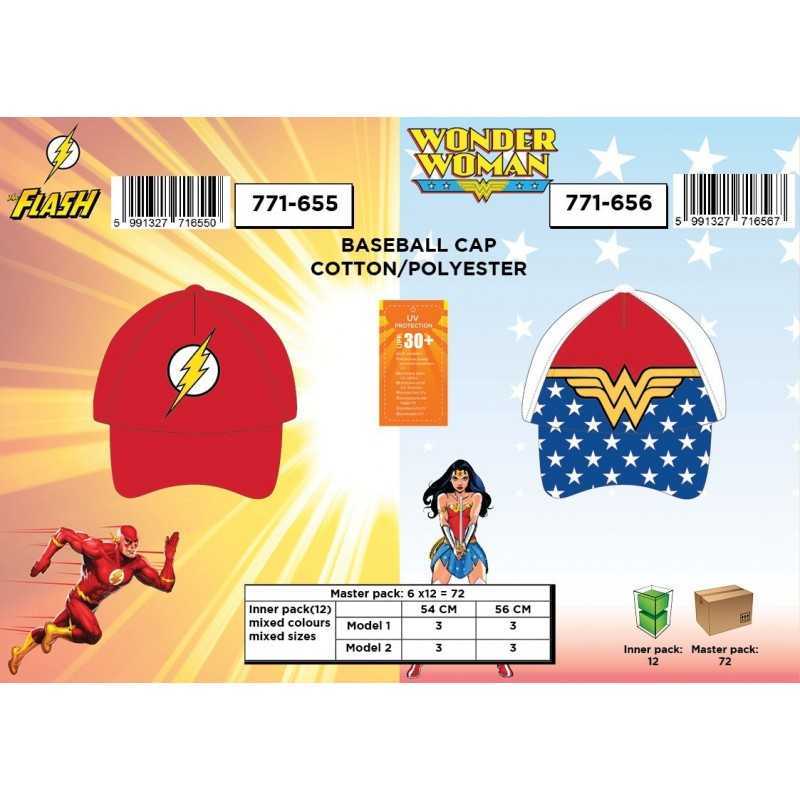 Flash Cap and Wonder Woman - vente-grossiste.fr