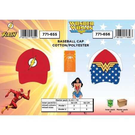 Flash Cap and Wonder Woman - vente-grossiste.fr