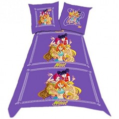 Set WINX CLUB DUVET COVER -140x200cm and WINX CLUB Pillow, New disc...