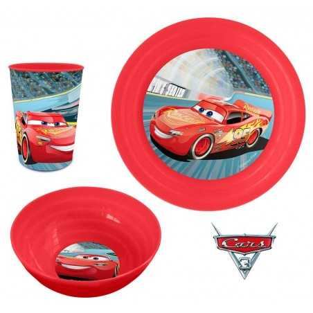 Set de almuerzo Disney Cars de 3 piezas