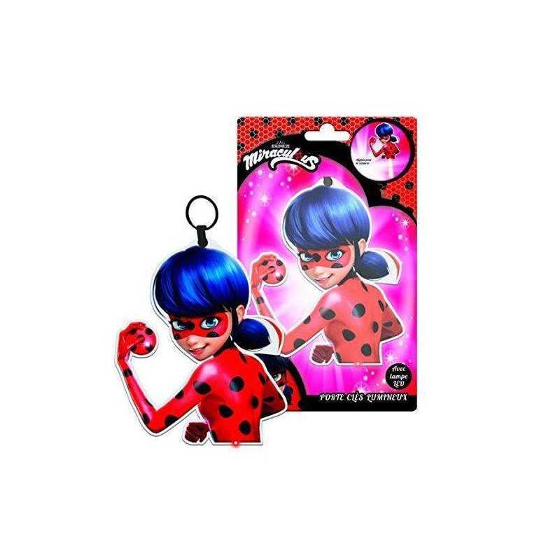Porte-clés avec torche LED Miraculous - Vente grossiste.fr