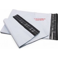 Bolsa de plástico opaco de 17 x 30 cm en 60 μ. - vente-grossiste.fr
