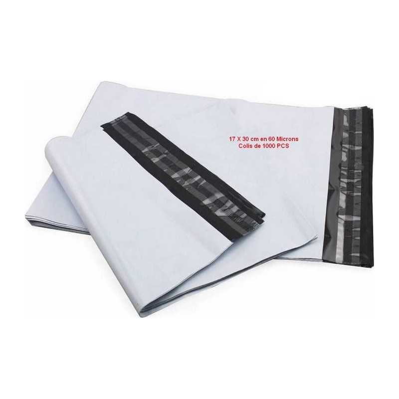 Bolsa de plástico opaco de 17 x 30 cm en 60 μ. - vente-grossiste.fr
