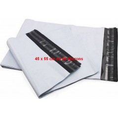 Blickdichter Versandumschlag aus Kunststoff 45 x 55 cm in 60 μ - ve...