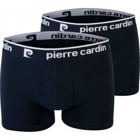Lot 2 Boxers pierre cardin avec ceinture élastique siglée de la marque