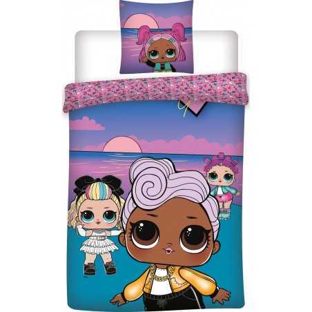 Parure housse de couette avec taie Lol surprise - Vente grossiste.fr
