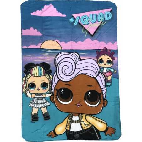 Plaid polaire Lol Surprise - vente-grossiste.fr