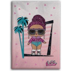 Plaid polaire Lol Surprise - vente grossiste.fr