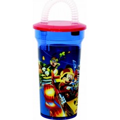 Mickey Disney straw glass - vente-grossiste.fr