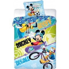 Parure housse de couette Mickey - donald et goofy Disney - Vente gr...
