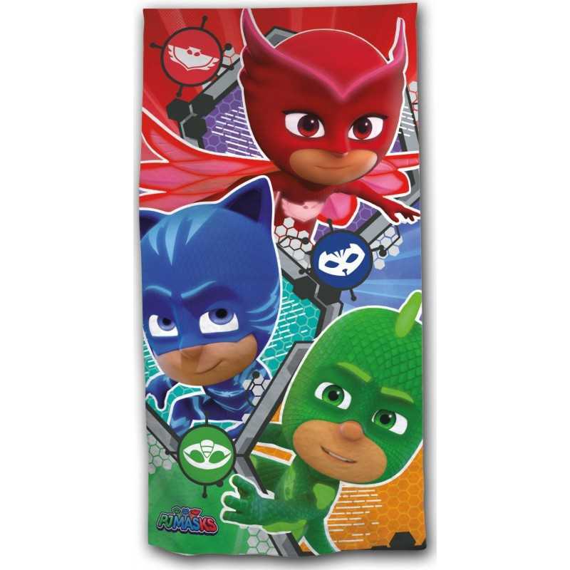 Drap de plage ou Serviette de bain PjMasks - Vente grossiste.fr