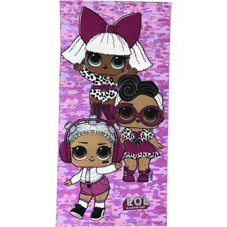 Asciugamano o telo Mare Lol Surprise - vente grossiste.fr