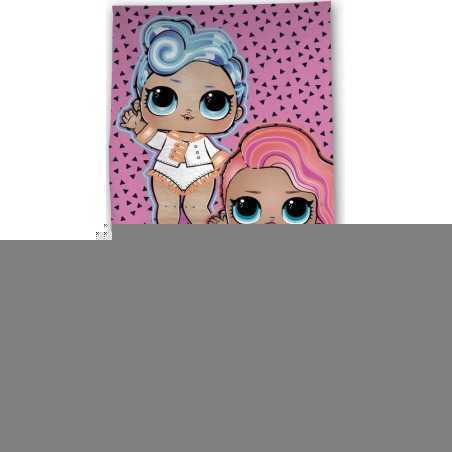 Serviette de bain ou Drap de plage Lol Surprise - Vente grossiste.fr