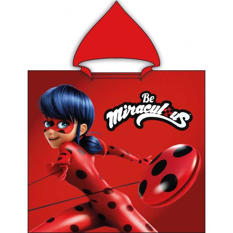 Badeponcho mit Kapuze aus Baumwolle von LadyBug - vente-grossiste.fr
