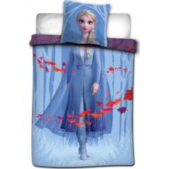 Parure Housse de couette La reine des neiges 2 double face en coton...