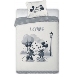 Juego de cama de Mickey y Minnie. - vente-grossiste.fr