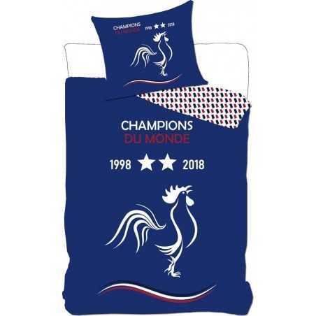 Parure de Lit France avec 2 étoiles en 1998 et 2018 - vente-grossis...