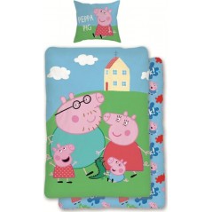 Peppa Pig Bettbezugset baumwolle - vente-grossiste.fr