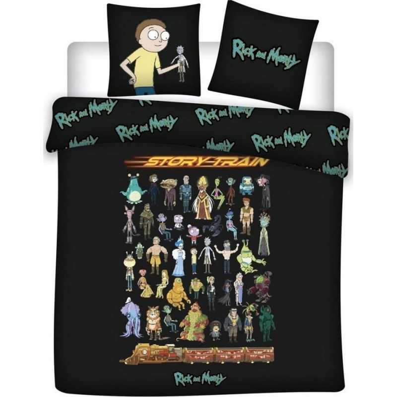 Parure de lit Rick And Morty 2 Personnes en coton - New discount.com