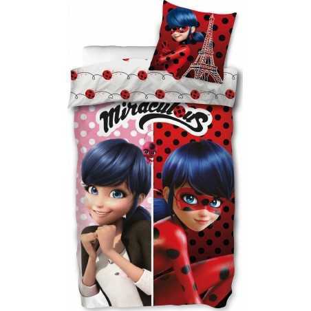 Copripiumino Ladybug - 1 copripiumino 140x200 - cotone - vente gros...