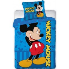 Parure housse de couette Mickey  Disney en Bleu - Vente grossiste.fr