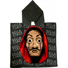 Poncho de bain Bella Ciao à capuche - Vente grossiste.fr