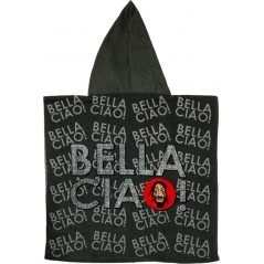 Poncho de bain Bella Ciao à capuche - Vente grossiste.fr
