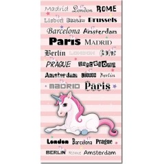 Beach towel Unicorn Cotton - vente-grossiste.fr