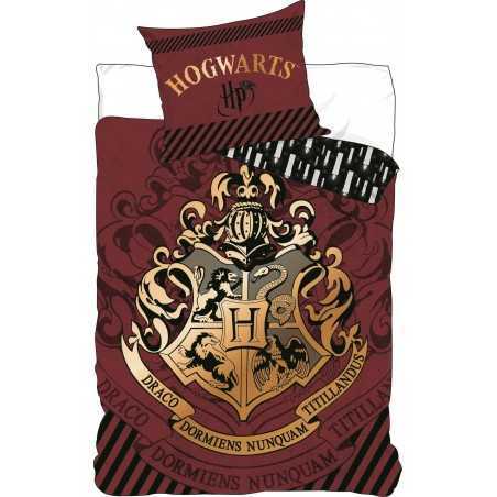 Harry Potter Bettwäscheset - 1 Bettbezug 140x200 + 1 Kissenbezug 63...